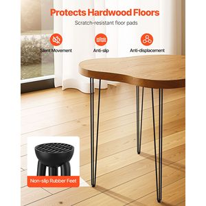 Gambe per Scrivania a Forcella Nere da 34 Pollici (Confezione da 4) - Capacità di Carico 880 libbre, 220 libbre per Gamba, 3 Aste per Uso con Panca o Scrivania - Product Image 5