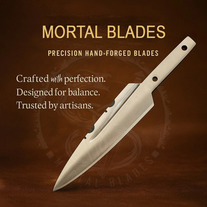 Lames vierges forgées en acier au carbone faites à la main pour la fabrication de couteaux écossais DIY (Sgian Dubh) - Product Image 2