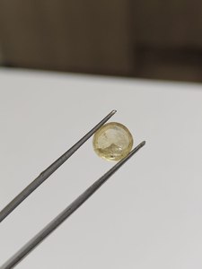 Zafiro amarillo de corte redondo de 4.30 ct, piedra preciosa natural suelta para anillos, pendientes y collares al mejor precio - Product Image 2