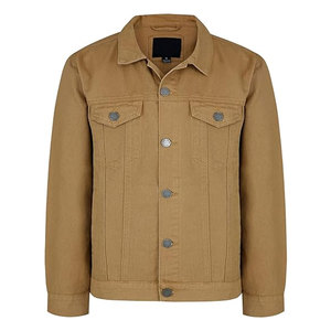 เสื้อแจ็คเก็ตยีนส์ผู้ชายสไตล์วินเทจขาดๆ แบบลำลอง สตรีทแวร์ แฟชั่น แจ็คเก็ตทรงทรัคเกอร์ ผ้าฝ้ายผสม ใส่สบาย - Product Image 3