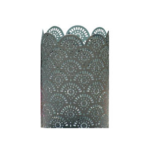 New Design Round Iron <b>Tea</b> Light Candlestick Holder with White Finish For Lighting Unique Metal <b>Candle</b> Holder - Product Image 2