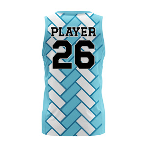 Maillots de sport en polyester imprimés sur mesure pour hommes, respirants, anti-humidité, séchage rapide, grande taille, pull-over, maillot de basket-ball - Product Image 3