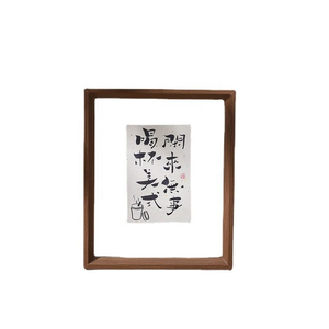 Custom <b>Double</b> Sided Clear Glass Picture <b>Frames</b> <b>A4</b> DIY Specimen Wooden Photo <b>Frame</b> - Product Image 1