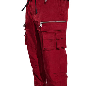 Best Quality Men's <b>Cargo</b> <b>Pants</b> With Multiple Pockets <b>Elastic</b> <b>Waist</b> Casual Style Midweight Canvas Trousers Zipper Fly Autumn Wear - Product Image 4