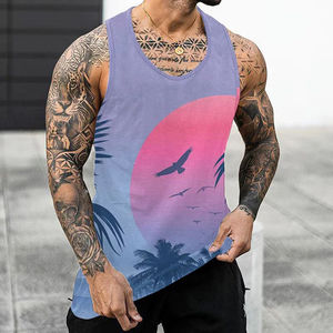 Camiseta Deportiva Personalizada para Hombre, Sublimada, Ecológica, Transpirable, de Secado Rápido, 100% Algodón, para Entrenamiento y Gimnasio - Product Image 3