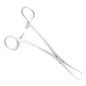 Pinza Tenaculum de 9.50" con Doble Curvatura, Instrumento Quirúrgico Ginecológico de Acero Inoxidable, Pinza Tenaculum para Obstetricia y Ginecología, para Agarrar el Cérvix - Product Image 4