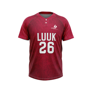 เสื้อเบสบอลผู้ชายสั่งทำขายส่ง ผ้าโพลีเอสเตอร์ 100% ปักลาย แห้งเร็ว พร้อมสกรีนลาย - Product Image 5