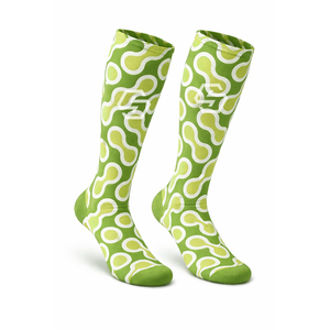Chaussettes de sport décontractées en Spandex/Polyester/Coton pour hommes et femmes, qualité supérieure, chaussettes tricotées avec logos de clubs, respirantes et écologiques - Product Image 4