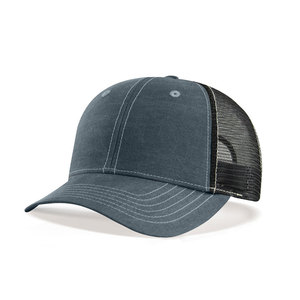 High Quality Embroidery Custom Logo 6-Panel Trucker Mesh Baseball Cap Fashion Image Hip Hop Casual Travel Fishing Hat - Product Image 4