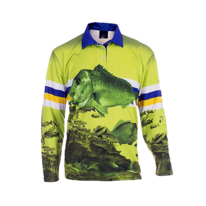 Camisa de Pesca Ligera para Hombre, Tejida, de Alto Rendimiento, Manga Larga, Transpirable, de Secado Rápido, con Protección Solar UPF, para Deportes al Aire Libre - Product Image 3