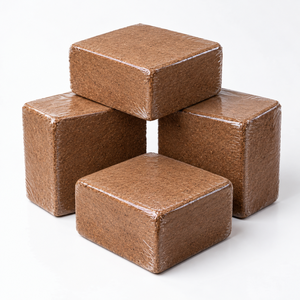 Bloc de fibre de coco biodégradable compressé avec un CE inférieur à 0,5 pour les marchés horticoles professionnels - Product Image 6