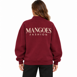 Sudadera con Capucha Oversize de Corte Holgado, Estampada, de Forro Polar, Estilo Urbano, Transpirable, para Mujer, Uso Diario - Product Image 3