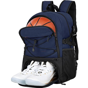 Sac à dos pliable imperméable et léger pour basketball, football, volley-ball, avec compartiment séparé pour ballon et chaussures, grand sac de sport - Product Image 2