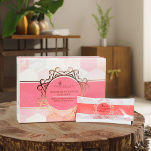 Fórmula Blanqueadora WhiteEver Glow, Té con Leche Enriquecido con Colágeno para una Piel Juvenil, Textura Suave, Nutrición para la Belleza Interior - Product Image 1