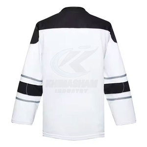 เสื้อฮอกกี้น้ำแข็งสำหรับผู้ชายไซส์ใหญ่ ระบายอากาศได้ดี สำหรับฤดูร้อน แขนสั้น ออกแบบลายพิมพ์แบบ Sublimation สำหรับทีมตามสั่ง - Product Image 3