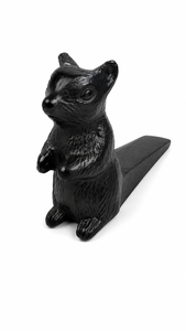 Topes de Puerta de Metal con Forma de Ardilla Negra, Escultura Moderna de Animal para Decoración del Hogar, Mesa de Entrada, Sala de Estar - Product Image 2
