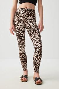Leggings Deportivos de Cintura Media con Estampado de Leopardo para Mujer, Transpirables, Antibacterianos, Gruesos, para Yoga, Running y Fitness, Venta al Por Mayor Personalizada - Product Image 2