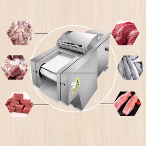 Machine à découper automatique de volaille commerciale 2025, moteur haute capacité 500-1000 kg/h, fonctionnement par une seule personne, coupeuse de viande en cubes - Product Image 2