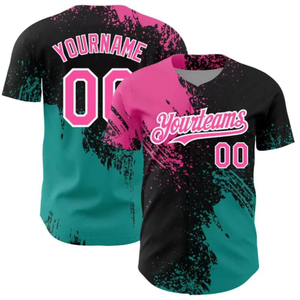 Camisetas de Béisbol de Buena Calidad, Ropa de Equipo Elegante y Cómoda, Nombres de Equipo Personalizados, Secado Rápido, Transpirable, para Fanáticos del Deporte, Uso Casual - Product Image 2