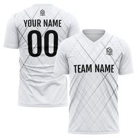 Camiseta de Fútbol Sublimada Personalizada, Diseño Negro, Morado y Amarillo, Cuello Redondo, Manga Corta, Absorbe la Humedad, Ropa Deportiva Unisex para Adultos