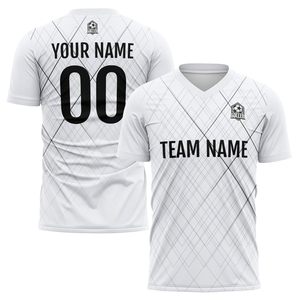 Custom Sublimated Soccer Jersey Black Purple Yellow Pattern Crew <b>Neck</b> Short Sleeve Moisture Wicking Unisex Adult Athletic Wear - Product Image 5
