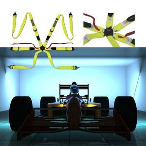 Arnés de Competición OEM ODM de Marca Privada TBRACING FIA 8853 2016, Suministro de Fábrica OEM, Ajuste Ergonómico a la Musleta y Lazos de Sujeción - Product Image 1