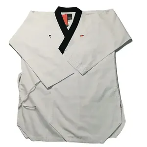 Uniforme d'entraînement professionnel de karaté et de taekwondo de qualité supérieure, logo personnalisé, vente en gros - Product Image 2