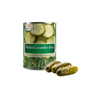 Top Selling International Standard Special Offer Tasty Canned Sliced Pickled Cucumbers Customized Packaging - Product Image 1