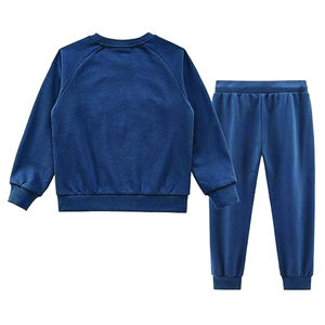 Conjunto de chándal de 2 piezas para niños personalizado al por mayor, Conjunto de sudadera con capucha y pantalones de chándal para correr, conjunto de ropa para niños - Product Image 3