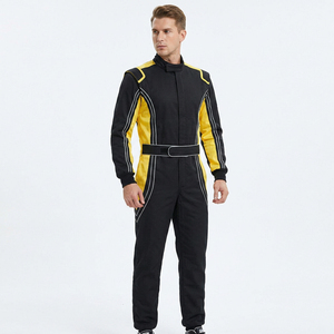 Combinaison de course pour homme à manches longues, colorée, à séchage rapide, anti-UV, polyester/coton, pour la moto et les courses automobiles, hiver - Product Image 6