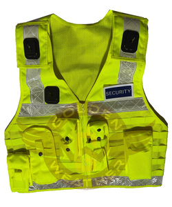 Custom High Visibility Reflective Safety Clothing Breathable Polyester Security <b>Vest</b> Guard Uniform Workwear Safety Tactical <b>vest</b> - Product Image 1