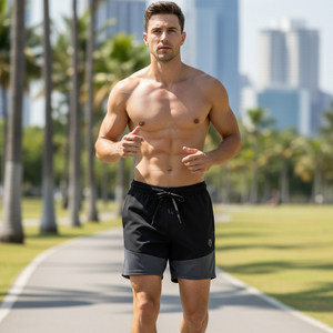 Waterproof Summer Shorts Men Nylon Quick Dry Beach Shorts <b>Mesh</b> Lining Swimming Trunks Custom Pattern Printed Boardshorts - Product Image 6