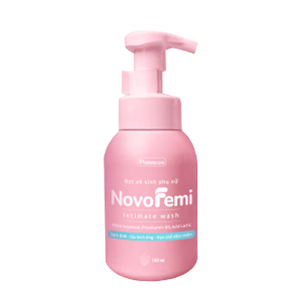NovoFemi 200ml Lavado femenino Limpieza íntima antibacteriana con equilibrio de pH Limpieza óptima Cuidado íntimo en botella de plástico - Product Image 2