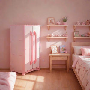 Home Furniture Durable and Safe Material Smooth Edge Casual Vietnam American <b>Pine</b> Plywood Children Room <b>Cabinet</b> - Product Image 1
