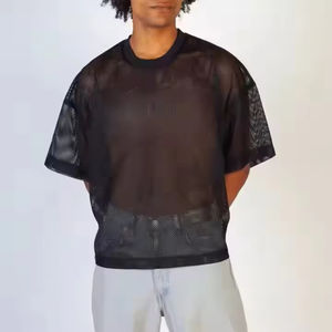 Outdoor Use Customized Color <b>Men</b> Boxy Fit T-Shirt Breathable <b>Best</b> Design Boxy Fit T-Shirt Boxy <b>Men</b> T Shirts For Summer - Product Image 5