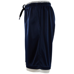 Shorts de sport en tissu mesh à étiquette privée, taille élastique avec cordon de serrage, séchage rapide, légers, pour hommes, pour la course à pied - Product Image 2