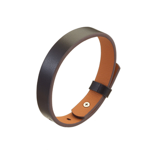<b>Leather</b> <b>Bracelet</b> for Man Women Genuine Plain <b>Leather</b> Unisex Strap <b>Bracelet</b> Adjustable Jewelry - Product Image 2