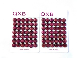 QXB pink <b>Red</b> tiger Eye Stone Round 14mm Cabochons <b>Beads</b> Jewelry Making Wholesale 4mm-30mm - Product Image 5