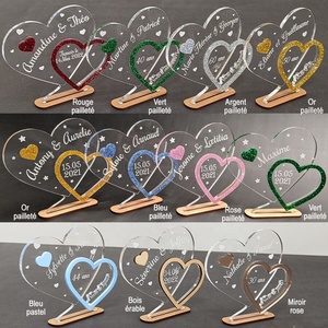 Trofeo de recuerdo acrílico personalizado impreso UV, trofeo de agradecimiento, signo de agradecimiento, aniversario - Product Image 6