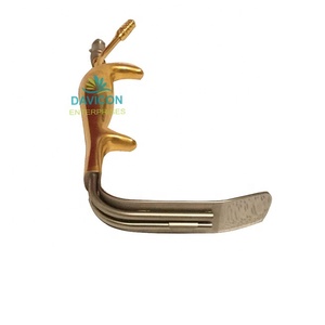 STAINLESS STEEL HIGH QUALITY FERRIERA STYLE RETRACTOR, WITH <b>FIBER</b> <b>OPTIC</b> <b>LIGHT</b> GUIDE - Product Image 6