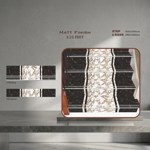 Carreaux antidérapants Vistaar au meilleur prix, en porcelaine GVT, 300x1000mm, marche d'escalier 200x1000mm, 10mm, pour l'exportation, carreaux de toiture Nigeria - Product Image 6