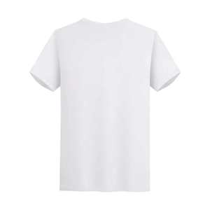 <b>Men's</b> Green Cotton Short Sleeve Casual T-<b>Shirt</b> Plain Dyed Round Neck Summer Wear - Product Image 4