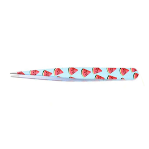 Pinza de Cejas de Acero Inoxidable de Lujo, Punta Puntiaguda, Diseño Ecológico, Ligero y Reutilizable, para Pelo Fino y Corto - Product Image 1