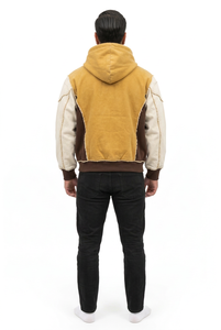 Sudadera con Capucha Personalizada para Hombre, Corte Regular, 100% Algodón, Felpa, Diseño Casual con Bolsillos y Cordón, Ropa de Invierno, Servicio OEM, Transpirable - Product Image 3