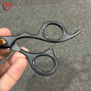 Ciseaux de coiffure professionnels, lame en acier inoxydable, pointe acérée, pour droitiers, poignée courte, ciseaux de coiffure - Product Image 4
