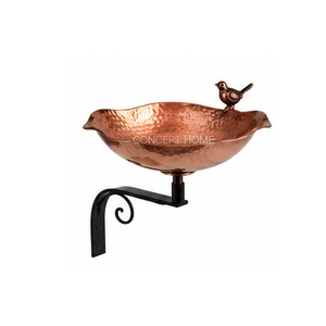 อ่างอาบน้ำนกทนต่อสภาพอากาศของตกแต่งสวนทาสีตกแต่งกลางแจ้ง - Product Image 3
