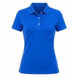 Polo pour femme personnalisé à emballage sur mesure, séchage rapide, finition texturée lisse, tissu léger, structure tricotée, matériau T-shirt - Product Image 3
