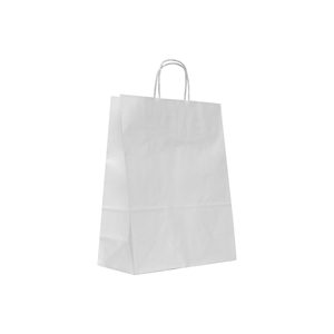 Bolsa de Papel Kraft Ecológica Reutilizable, Extra Grande, para Comida Rápida, con Asa Retorcida y Logotipo Personalizado - Product Image 2