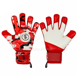 Gants de gardien de but en latex de haute qualité, antidérapants, avec fermeture à boucle réglable, protection des doigts pour l'entraînement et les matchs compétitifs - Product Image 2