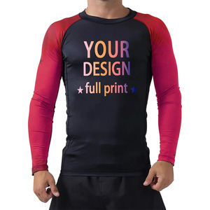Men’s Long Sleeve <b>Compression</b> Rash Guard for Swimming and Surfing - Product Image 3